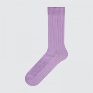 Calcetines Uniqlo Colorful 50 Hombre Moradas | 5031809