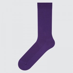 Calcetines Uniqlo Colorful 50 Hombre Moradas | 1062069