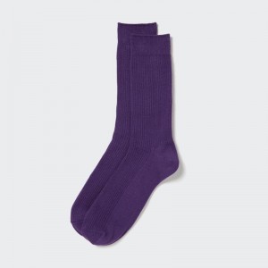 Calcetines Uniqlo Colorful 50 Hombre Moradas | 1435890