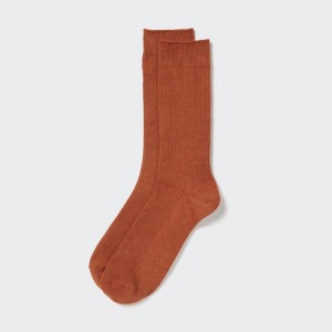 Calcetines Uniqlo Colorful 50 Hombre Naranjas | 8324971