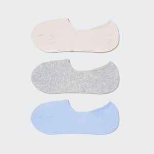 Calcetines Uniqlo Footsies (3 Pairs) Mujer Blancas | 5553064