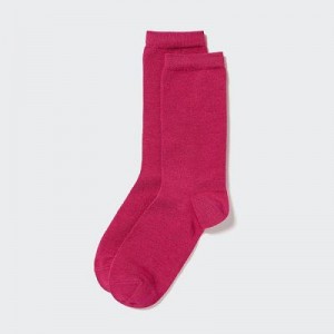 Calcetines Uniqlo HEATTECH Mujer Rosas | 4990857