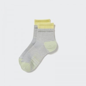 Calcetines Uniqlo Sports Layered Half Hombre Gris | 8521215