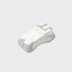 Calcetines Uniqlo Sports Pile-lined Short Hombre Blancas | 4571534
