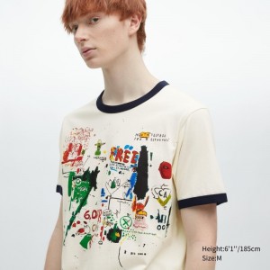 Camiseta Uniqlo Ut Archive Ut Short Sleeve Graphic Jean-michel Basquiat Hombre Blancas | 8601122