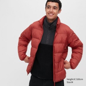 Chaquetas Uniqlo Ultra Light Down 3d Cut Wide Quilt Hombre Naranjas | 9956854