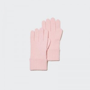 Guantes Uniqlo Cashmere Knitted Mujer Rosas | 524163