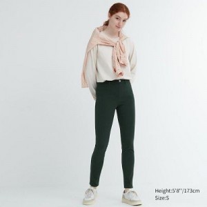 Pantalon Uniqlo Ultra Stretch Mujer Verde | 1582629