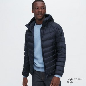 Parka Uniqlo Ultra Light Down 3d Cut Hombre Azul Marino | 2550668
