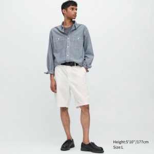 Short Uniqlo Chino Hombre Blancas | 6034989