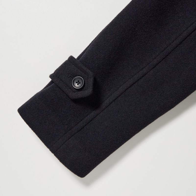 Abrigos Uniqlo Balmacaan Hombre Azul Marino | 3453085