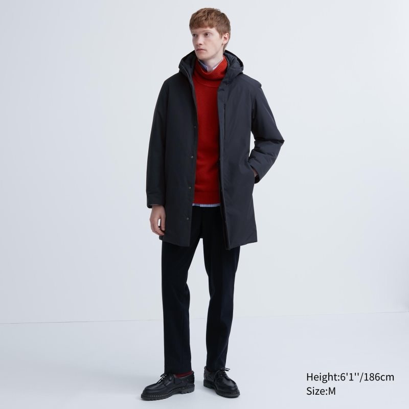 Abrigos Uniqlo Hybrid Down Hombre Negras | 2277986