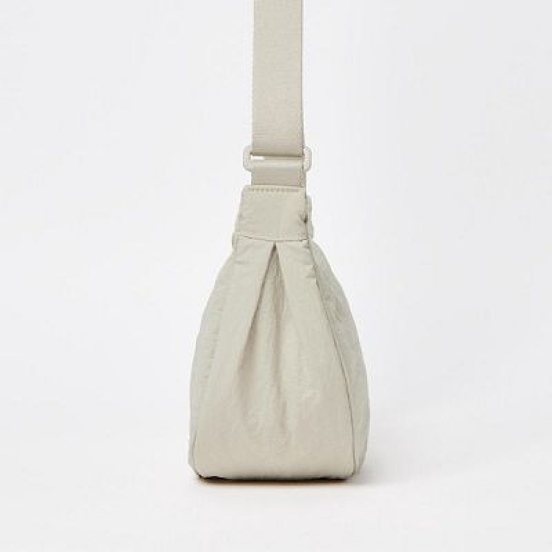 Bolsas Hombro Uniqlo Round Mini Mujer Blancas | 273646