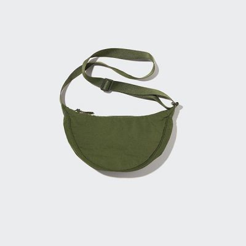 Bolsas Hombro Uniqlo Round Mini Mujer Verde Oliva | 6527883
