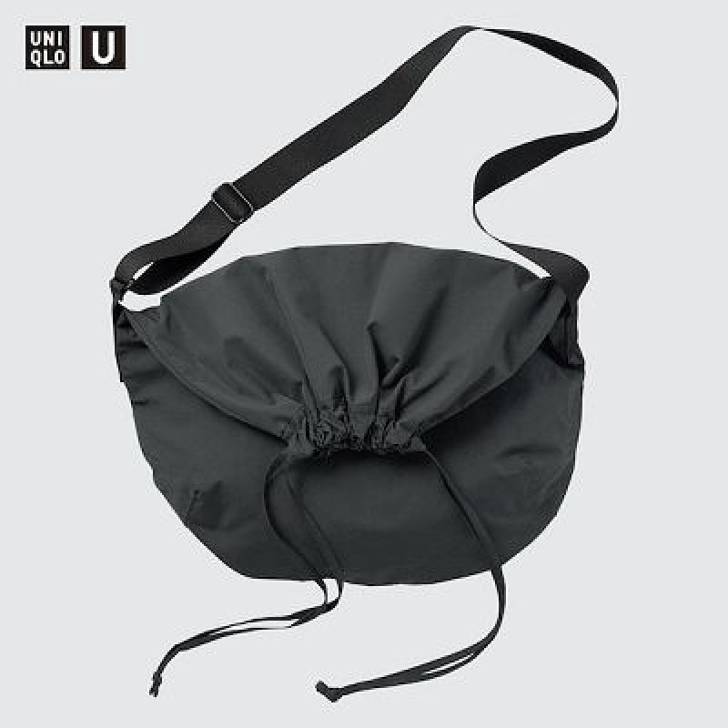 Bolsas Hombro Uniqlo U Drawstring Mujer Negras | 8739533