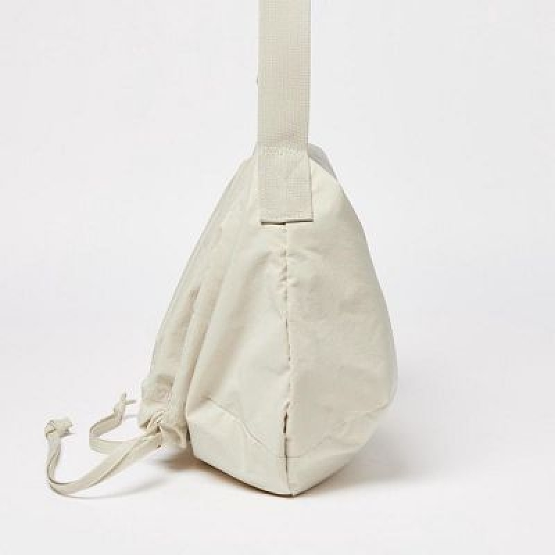 Bolso Tote Uniqlo Drawstring Mujer Blancas | 8409876