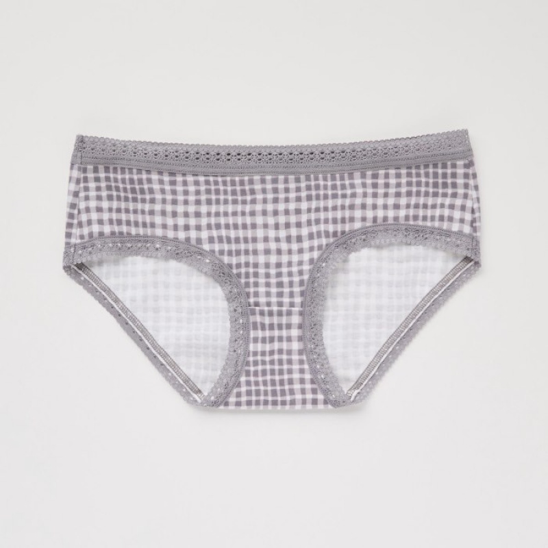 Bragas Uniqlo Hip Huggers Mujer Gris | 9601067