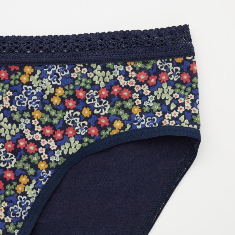 Bragas Uniqlo Mid-Rise Mujer Azul Marino | 4182682