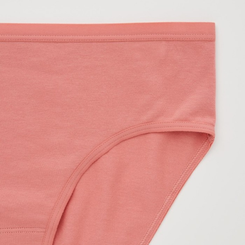 Bragas Uniqlo Mid-Rise Mujer Rosas | 568861