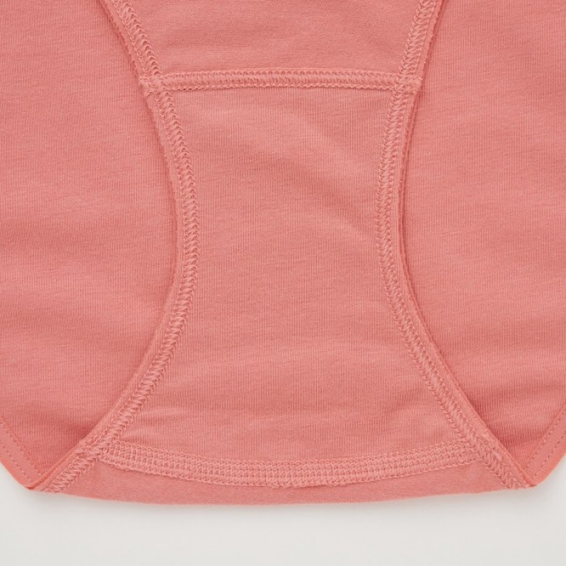 Bragas Uniqlo Mid-Rise Mujer Rosas | 568861