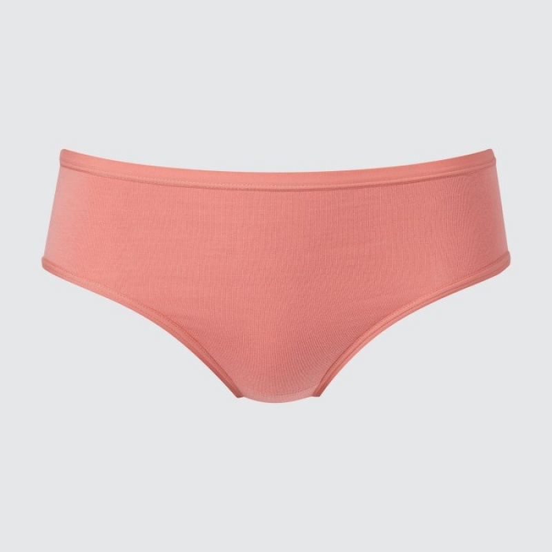 Bragas Uniqlo Mid-Rise Mujer Rosas | 568861