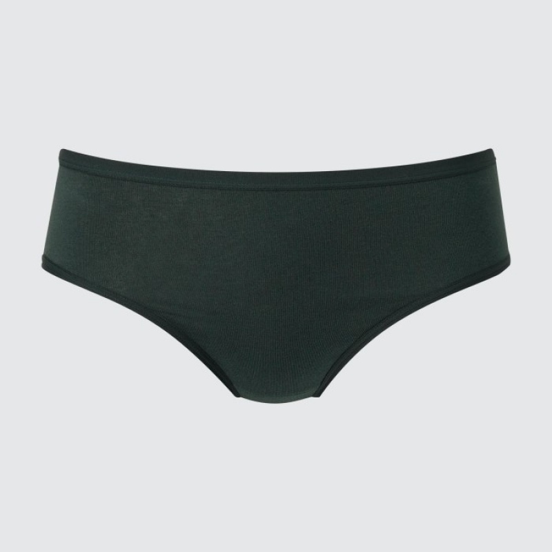Bragas Uniqlo Mid-Rise Mujer Verde | 5011855