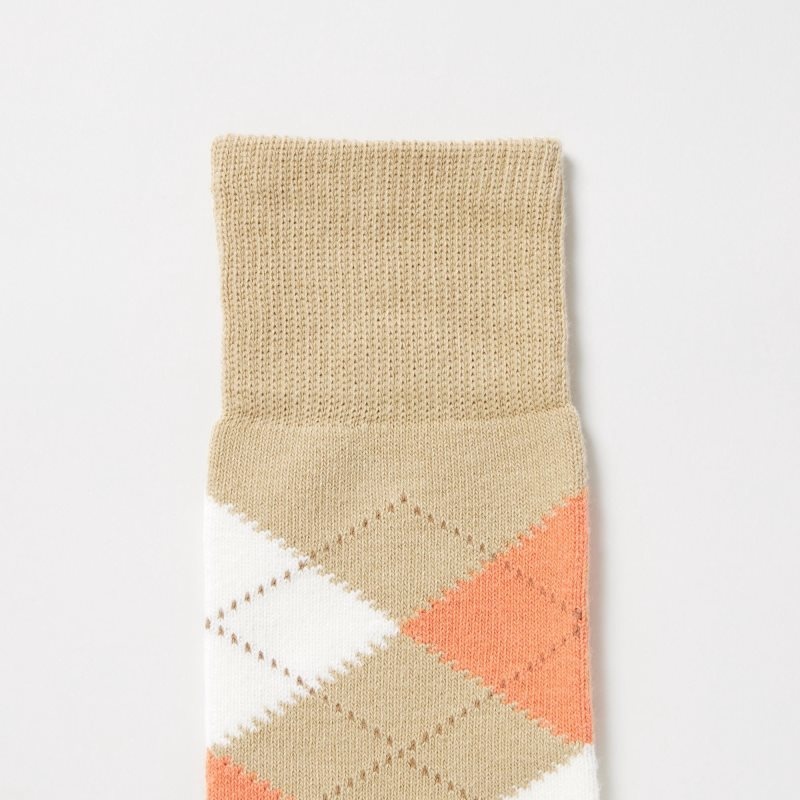 Calcetines Uniqlo Argyle Hombre Beige | 7527758