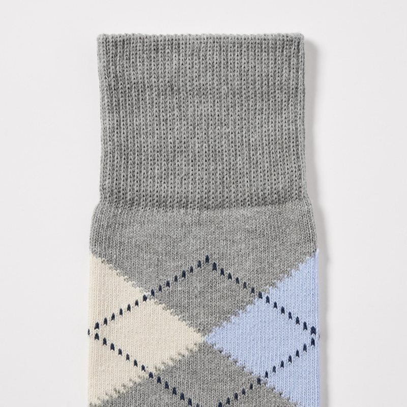 Calcetines Uniqlo Argyle Hombre Gris | 4345744