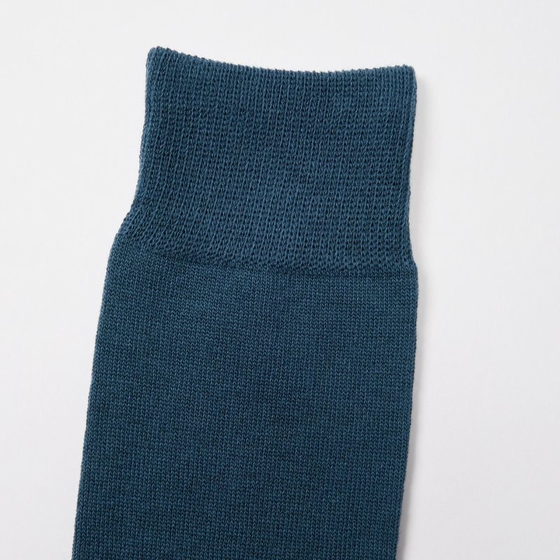 Calcetines Uniqlo Color Block Hombre Azules | 9493684