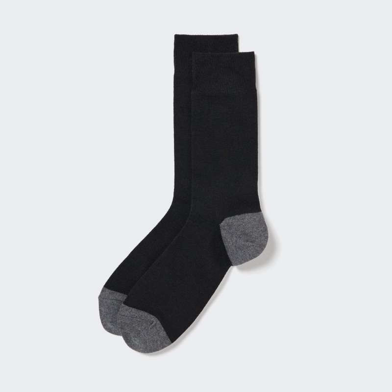 Calcetines Uniqlo Color Block Hombre Negras | 4495387