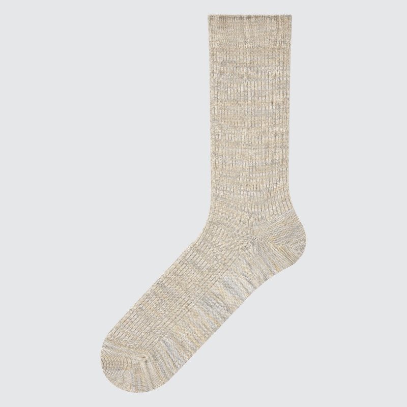 Calcetines Uniqlo Colorful 50 Hombre Beige | 1550055
