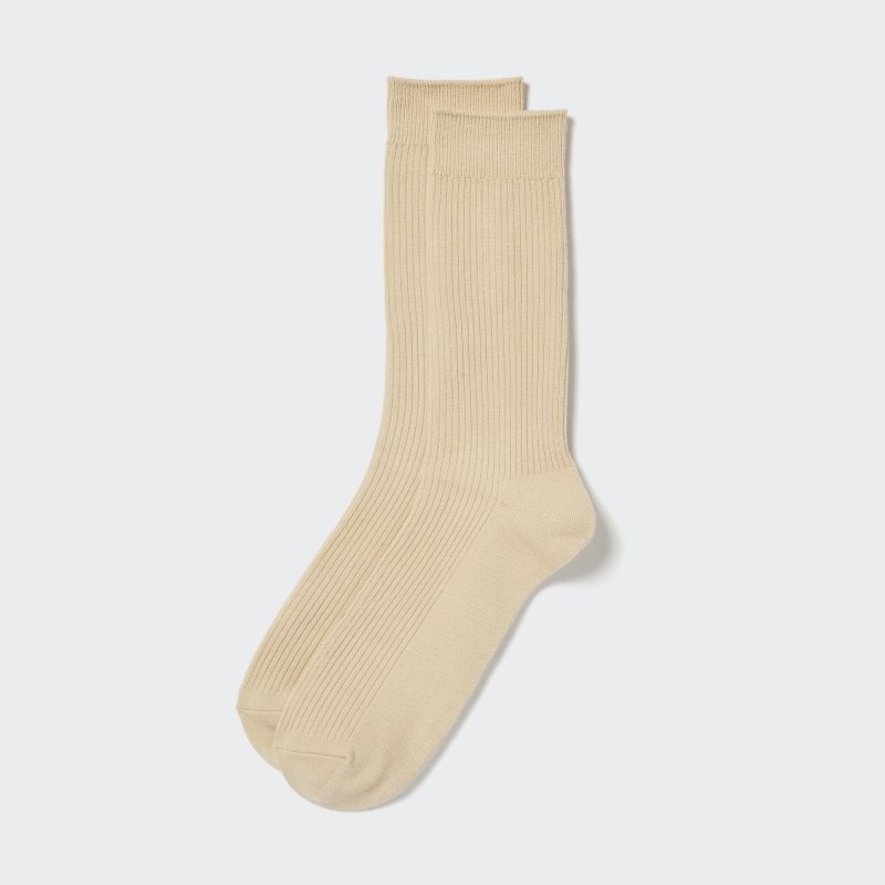 Calcetines Uniqlo Colorful 50 Hombre Beige | 3746732
