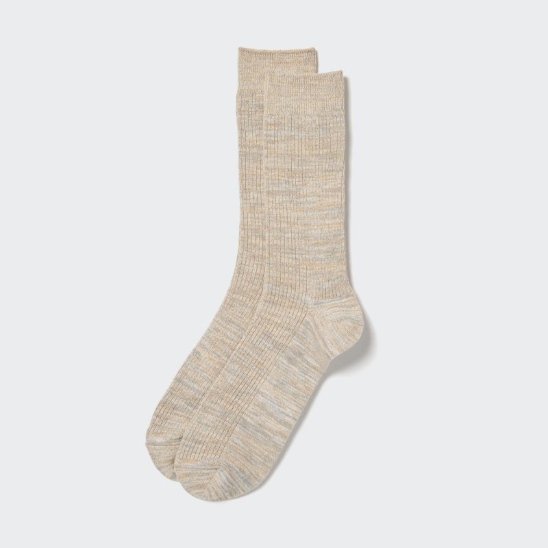 Calcetines Uniqlo Colorful 50 Hombre Beige | 9900740