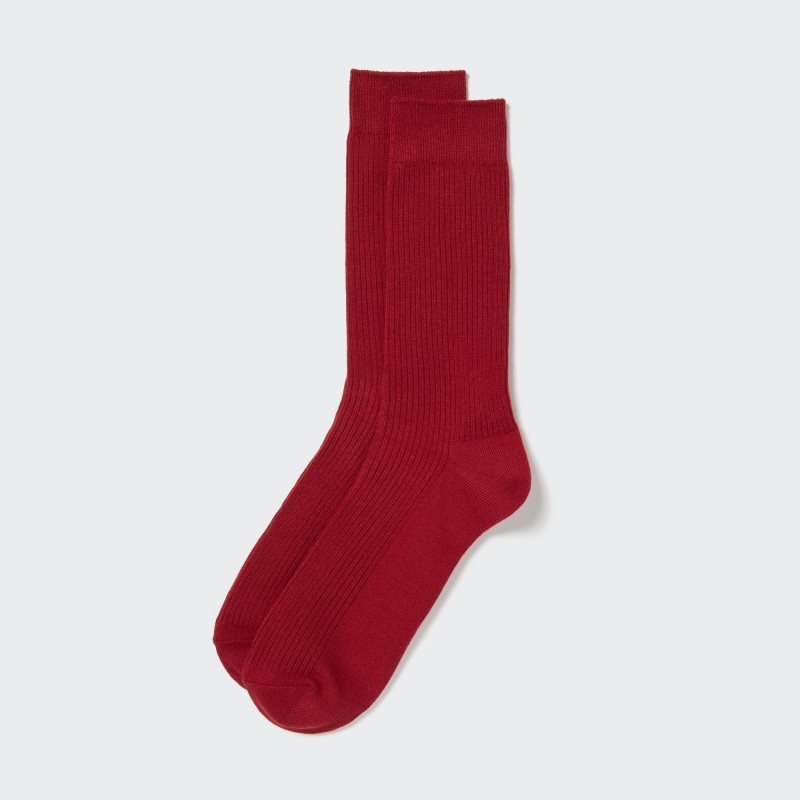 Calcetines Uniqlo Colorful 50 Hombre Rojas | 5924855