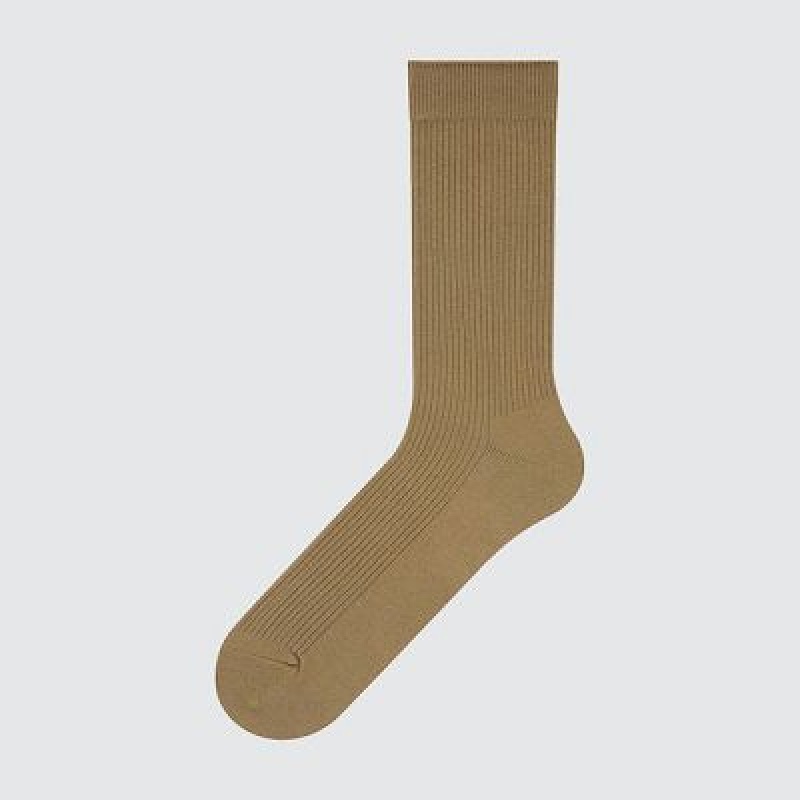 Calcetines Uniqlo Colorful 50 Mujer Amarillo | 7404560