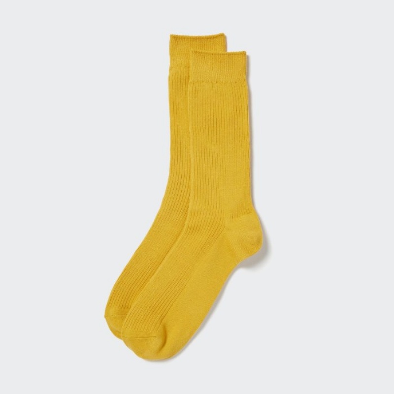 Calcetines Uniqlo Colorful 50 Mujer Amarillo | 1332301