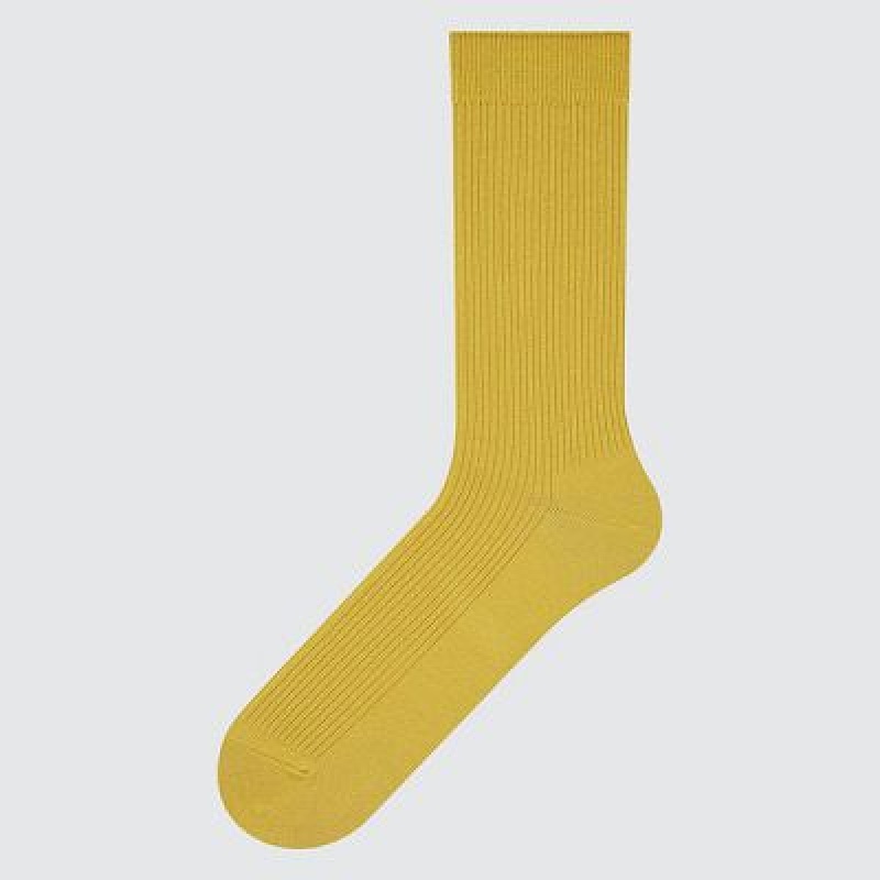Calcetines Uniqlo Colorful 50 Mujer Amarillo | 973772