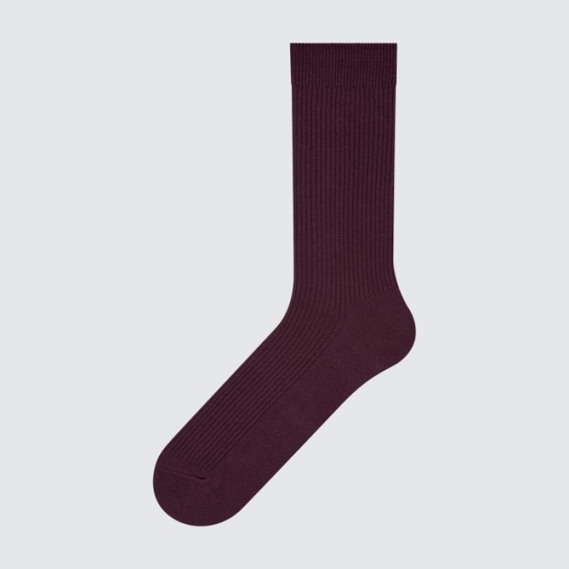 Calcetines Uniqlo Colorful 50 Mujer Rojas | 1331140