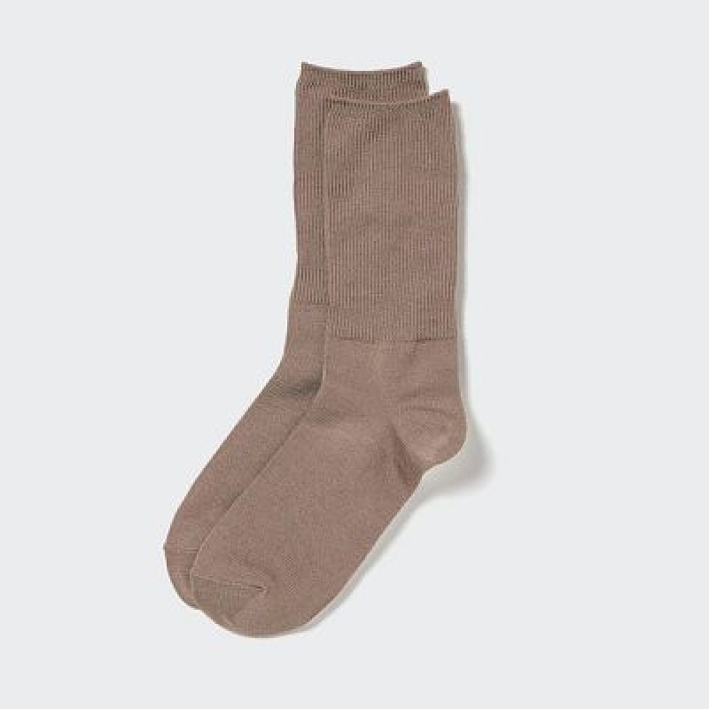 Calcetines Uniqlo HEATTECH 2-Way Mujer Beige | 6475713