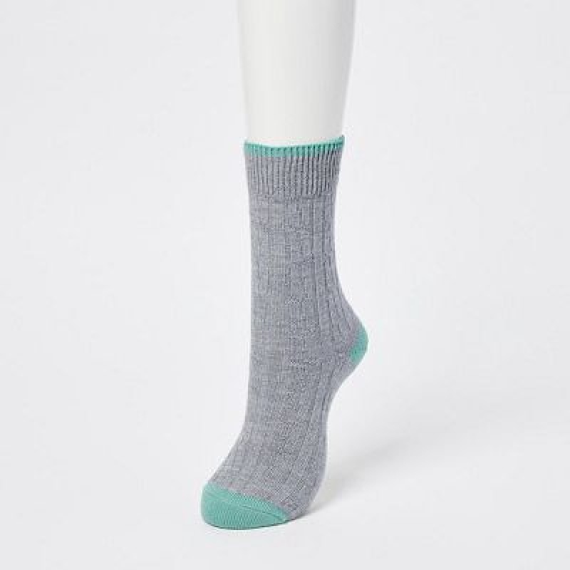 Calcetines Uniqlo HEATTECH Cable Mujer Gris | 1669470