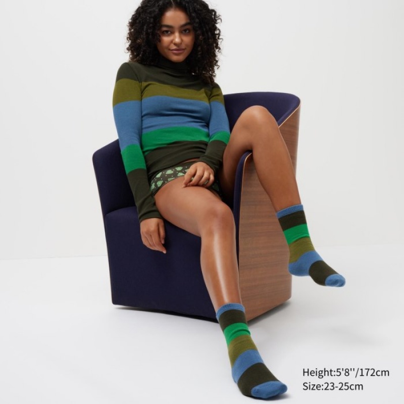 Calcetines Uniqlo HEATTECH Mujer Azul Marino | 1076344