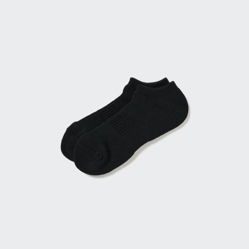 Calcetines Uniqlo Heattech Pile Short Hombre Negras | 2879121