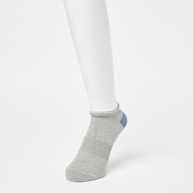 Calcetines Uniqlo Layered Short Hombre Gris | 5554461