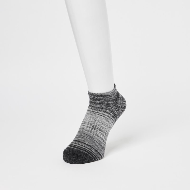 Calcetines Uniqlo Melange Short Hombre Gris | 1868599
