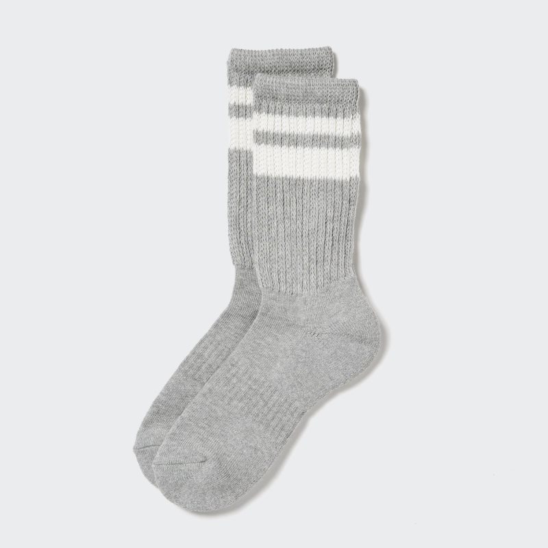 Calcetines Uniqlo Pile Lined Hombre Gris | 4848253