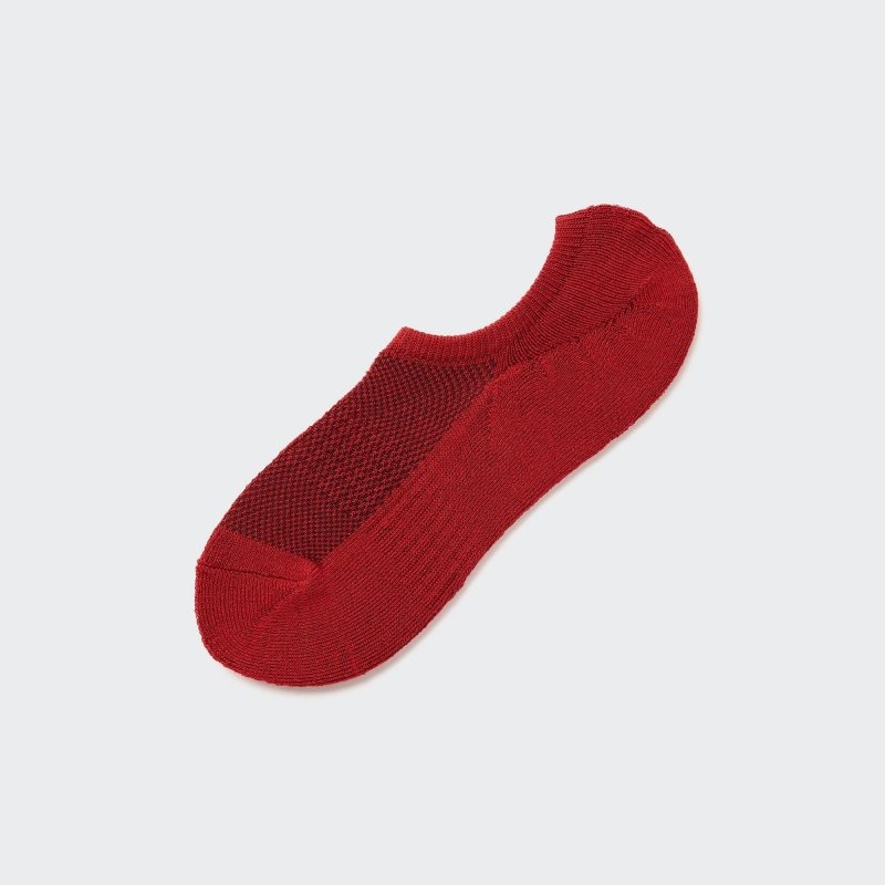 Calcetines Uniqlo Pile Low Cut Hombre Rojas | 3716093