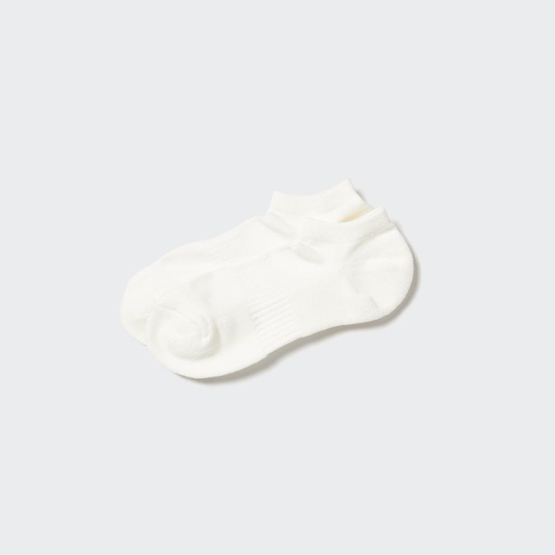 Calcetines Uniqlo Pile Mesh Short Hombre Blancas | 3438249