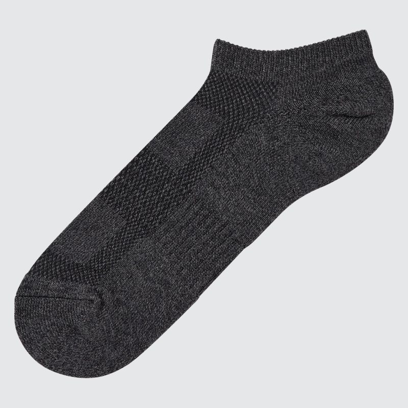 Calcetines Uniqlo Pile Mesh Short Hombre Gris | 9451339