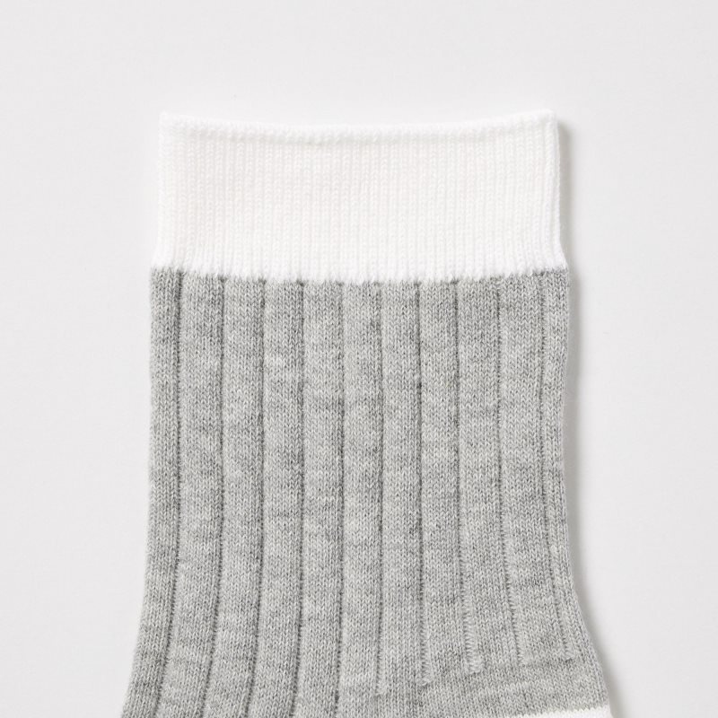 Calcetines Uniqlo Ribbed Half Hombre Gris | 978682