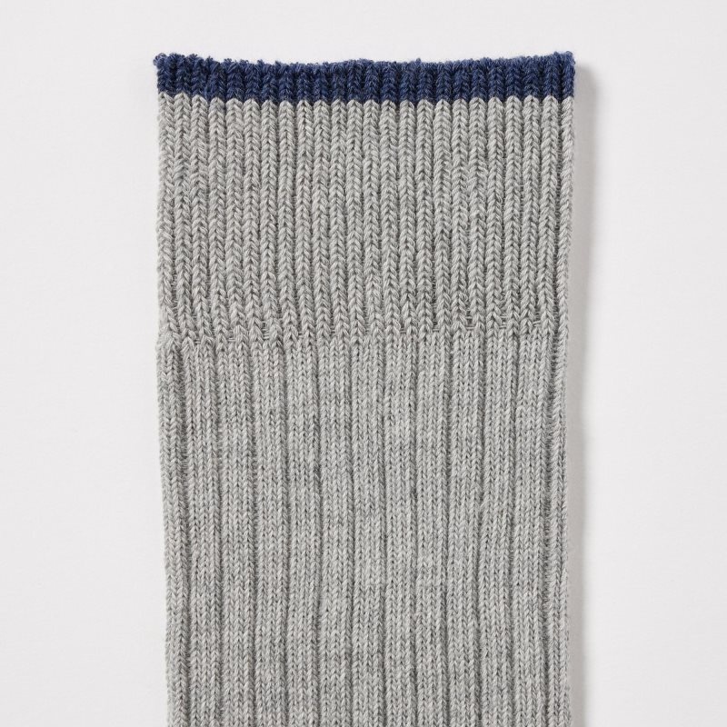 Calcetines Uniqlo Ribbed Hombre Gris | 1718524